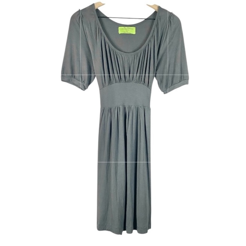 Zara Women’s Gray Cotton Peasant Dress Size Large